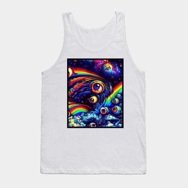 Psychedelic abstract artwork Tank Top by Anthony88